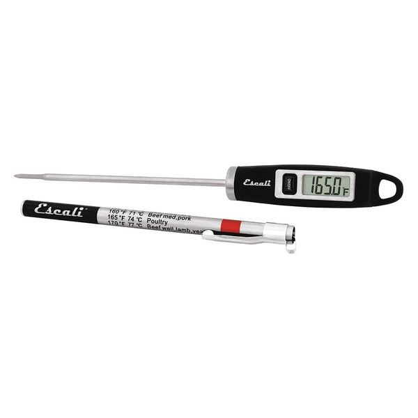 Escali Gourmet Thermometer, Digital, Black THDGBK