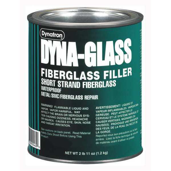 3M Dyna-Glass Short Strand, 1 qt, Can, Green, Red 462