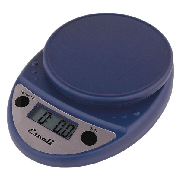 Escali Scale, Digital, Round, 11 lb/5kg, Royal Blue SCDG11BLR