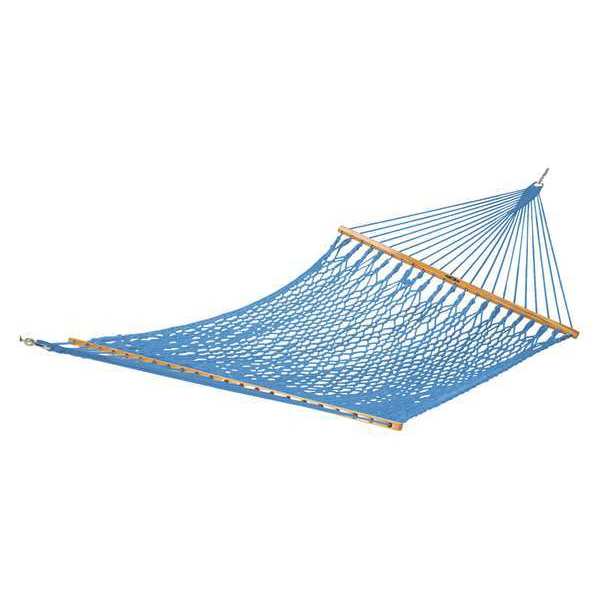 Pawleys Island Coastal Blue Rope Hammock, 80"x55"x13 ft. 13DCCB