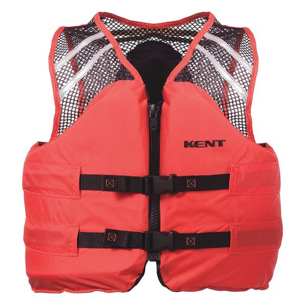 Kent Safety Mesh Classic Vest, Orange, 3XL 150600-200-070-23