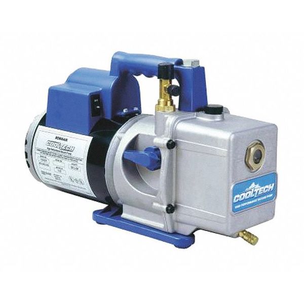 Robinair Vacuum Pump, 110-115/220-250, 2 Stage 15424