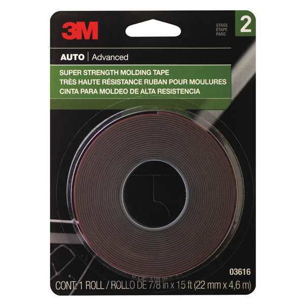 3M Molding Tape, 7/8" x 15ft., PK24 03616