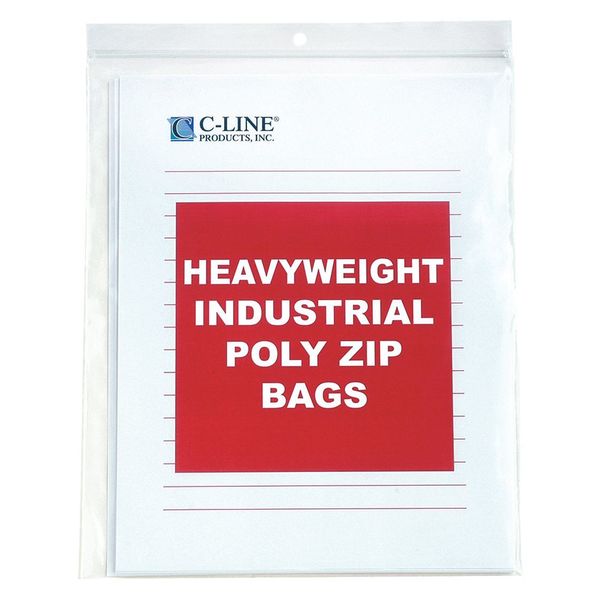 C-Line Products Poly Zip Bag 11" x 8.5", PK50 47911