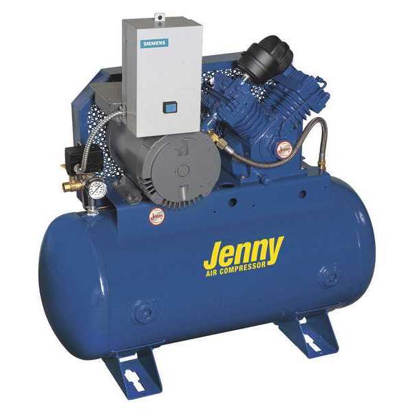 Jenny Air Compressor, Stationary, 17.8cfm, 125psi, Voltage: 230V G5A-60-230/3