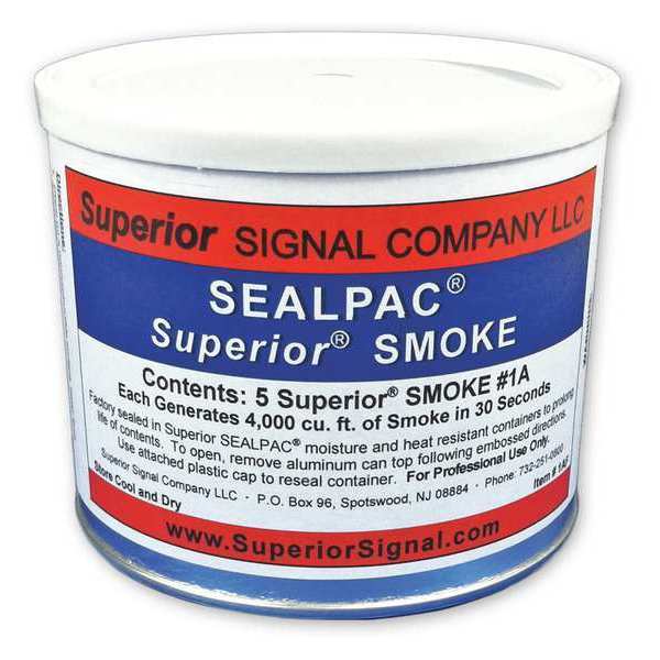 Superior Smoke Small Smoke Candles, 30 sec., PK5 1AF
