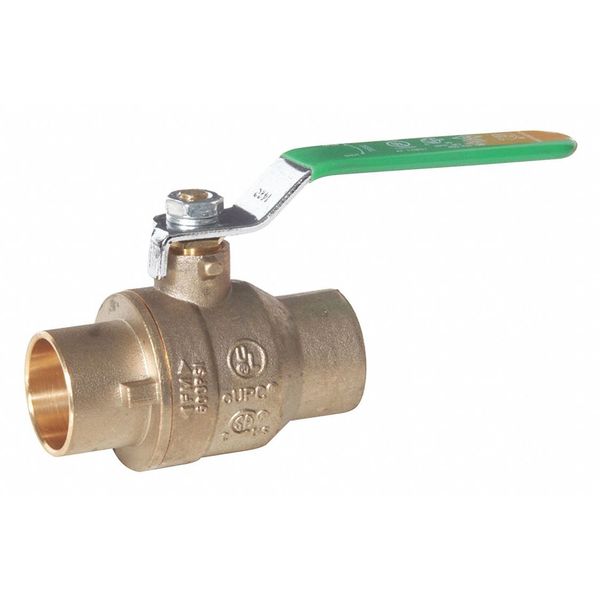 Midwest Control Ball Valve, Solder-End Lead-Free, 1/2" CCB-50NL