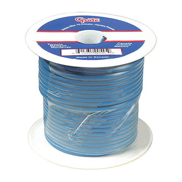 Grote Primary Wire, 10 Gauge, Blue, 100 ft. Spool 87-5010