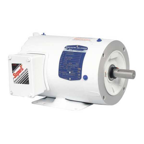 Baldor-Reliance Washdown Motor, 1-1/2 HP, 1755 rpm, 3-Phase CEWDM3554T