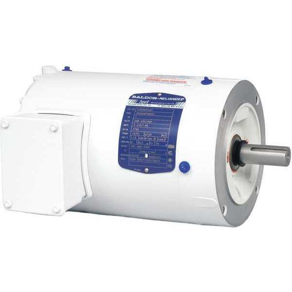 Baldor-Reliance Washdown Motor, 2 HP, 1755 rpm, 3-Phase VEWDM3558