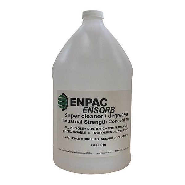 Enpac Cleaner/Degreaser, 1 Gal Jug, Liquid, Clear, 4 PK ENP D312CS