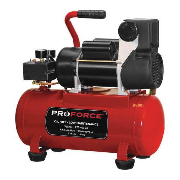 Proforce Hotdog Air Compressor, 3 gal., 125 psi VPF1080318