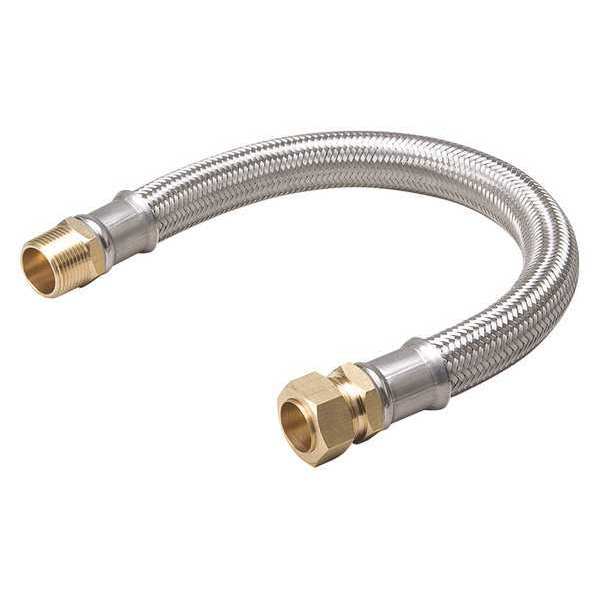 Pro-Line Water Heater Connect, 24 Ss 3/4 Mip x 7/8 C PK8 496-235