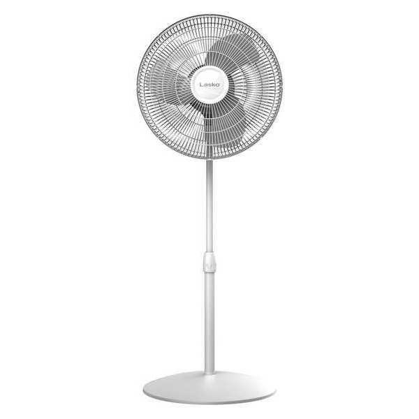 Lasko 16" Pedestal Fan, Oscillating, White S16201