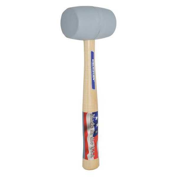 Vaughan White Solid Rubber Mallet RM2W