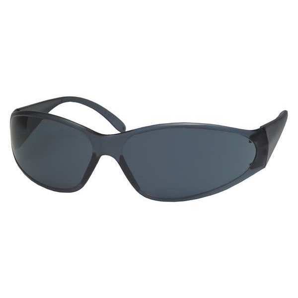 Erb Safety Safety Glasses, Smoke Frm, Smoke, Anti-Fog, Gray Anti-Fog, Scratch-Resistant 15401