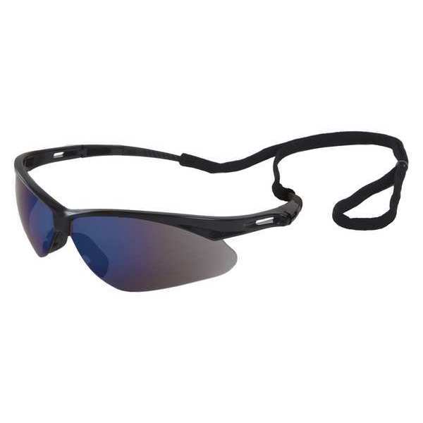 Erb Safety Safety Glasses, Blue Scratch-Resistant 15332