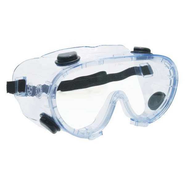 Erb Safety Safety Goggles, Clear Frame, Clear 15149