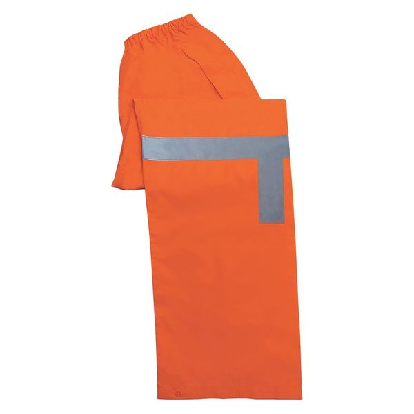 Erb Safety Rain Pants, Hi-Viz, Orange, 2XL 61521