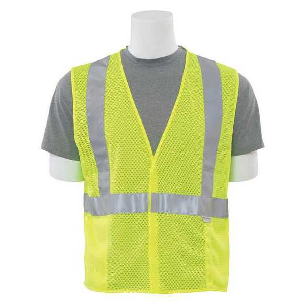 Erb Safety 6XL Hi-Viz Safety Vest, Lime 14517