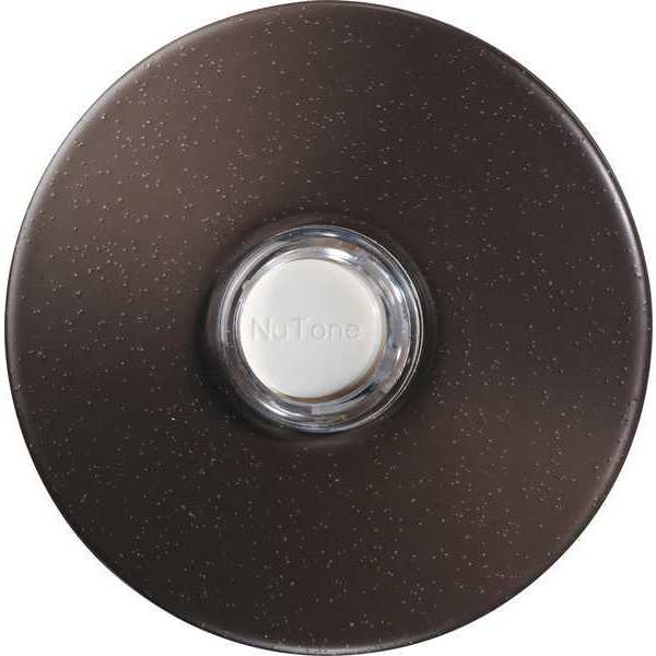 Broan Pushbutton, Bronze Stucco, Lighted PB41LBR