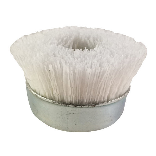 Nyalox By Dico Cup Brush, White, 5/8-11 3" 7200089