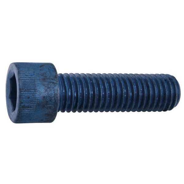 Metric Blue M3-0.50 Socket Head Cap Screw, Metric Blue Steel, 10 mm Length, 50 PK UST176210