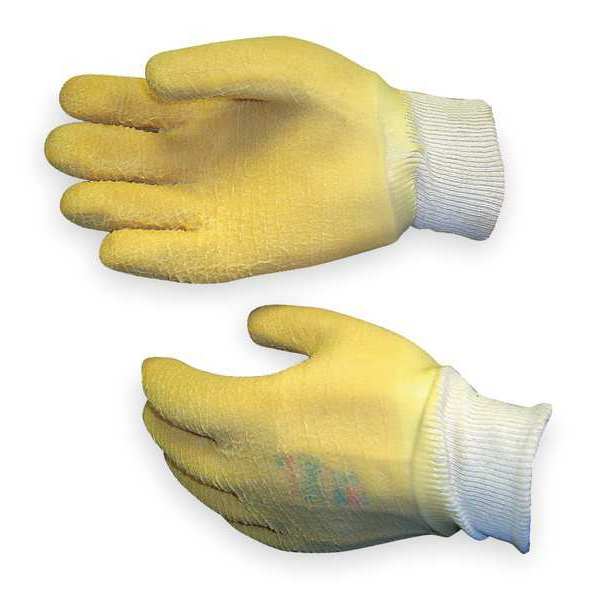 Showa Cut Resistant Coated Gloves, 2 Cut Level, Natural Rubber Latex, L, 1 PR 63PNFW-10