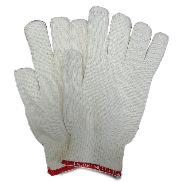 Condor Heat Resistant Gloves, White, Mens S, PR 5AP60