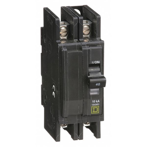 Square D Miniature Circuit Breaker, QOU Series 40A, 2 Pole, 120/240V AC QOU240