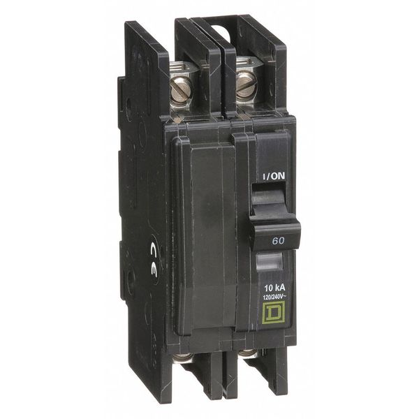 Square D Miniature Circuit Breaker, QOU Series 60A, 2 Pole, 120/240V AC QOU260