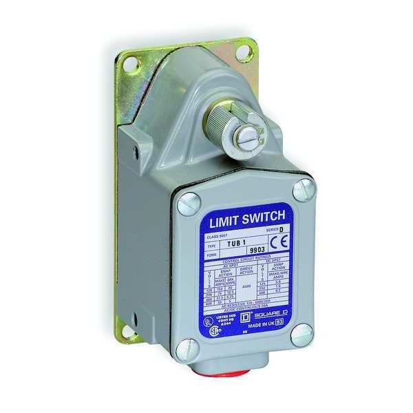 Telemecanique Sensors Severe Duty Limit Switch, No Lever, Rotary, SPDT, 20A @ 600V AC, Actuator Location: Side 9007TUB3