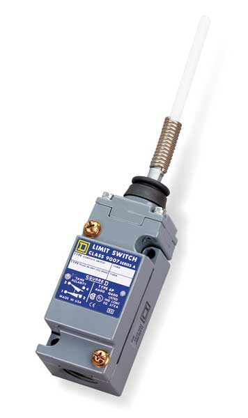 Telemecanique Sensors Heavy Duty Limit Switch, Wobble Stick, 2NC/2NO, 10A @ 600V AC, Actuator Location: Top 9007C62J