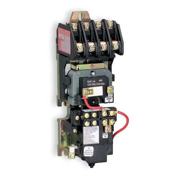 Square D 277VAC Mechanically Held Lighting Contactor 4P 30A 8903LXO40V04