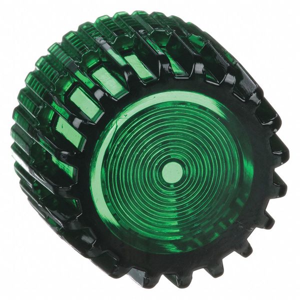 Schneider Electric Push Button Cap, Illuminated, 30mm, Green 9001G7