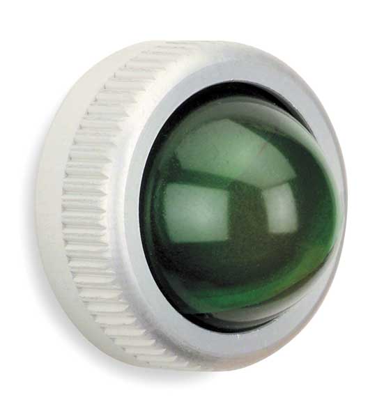 Schneider Electric Pilot Light Lens, 25mm, Green, Glass 9001G6