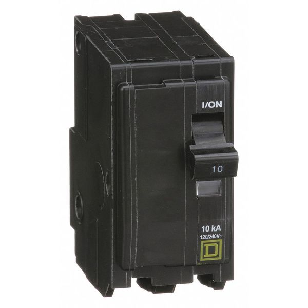 Square D Miniature Circuit Breaker, QO Series 10A, 2 Pole, 120/240V AC QO210