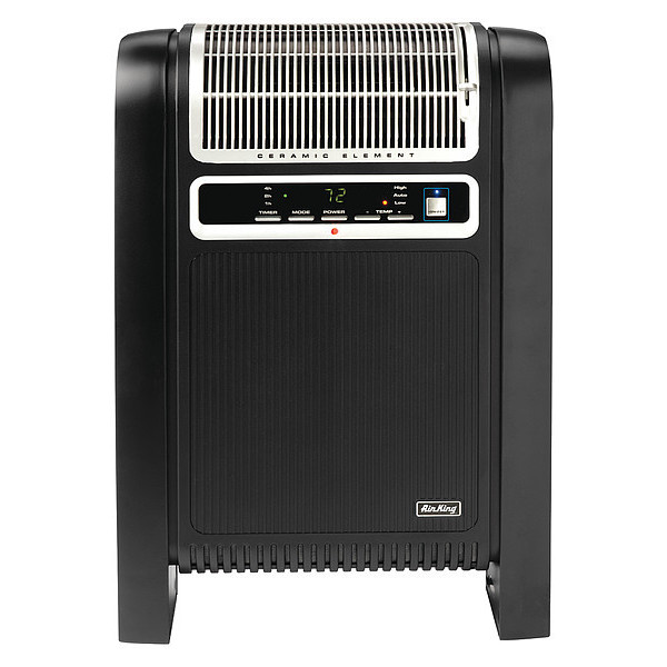 Air King Portable Electric Heater, 1500W/900W, 120V AC, 1 Phase, 5118 BtuH 8602