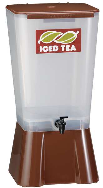 Tablecraft Brown 5 Gallon Plastic Beverage Dispenser | Cold Drink Dispenser  for Catering, Buffet or Restaurant Use