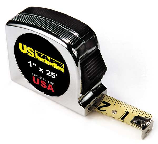 Us Tape 25 ft Tape Measures, 1 in Blade 57213