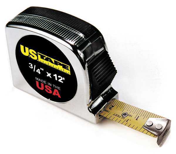 Us Tape 12 ft Tape Measures, 3/4 in Blade 56908