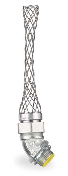 Hubbell Wiring Device-Kellems Liquid Tight Grip, 45 Deg, 1/2 In. 074-09-3562