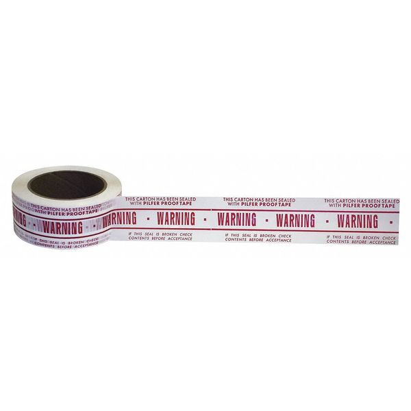 Intertape Tape, 321CP Clear 48mmX100M PRT Warn, PK36 321