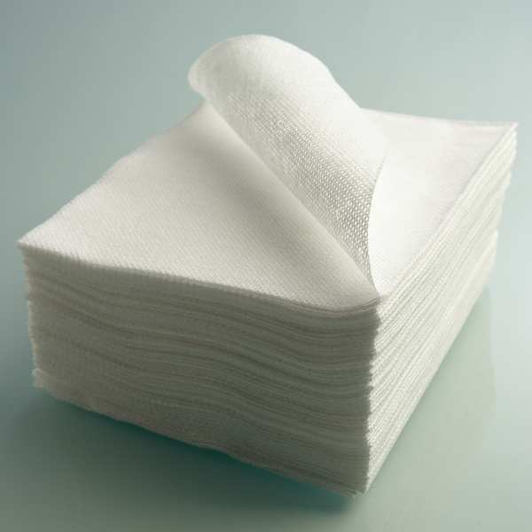 Berkshire Dry Wipe, White, Pack, Cotton, 100 Wipes, 5 in x 5 in ECW35.0505.30