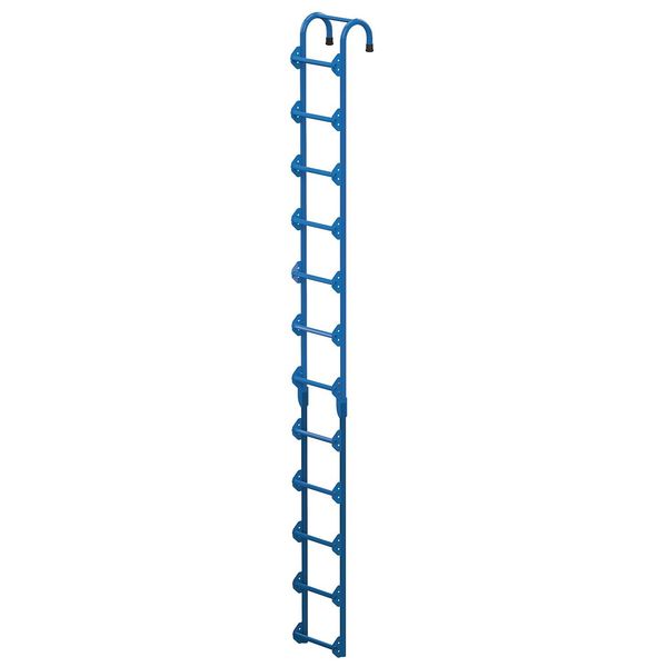 Vestil Storage Tank Ladder, Steel, Powder Coated Finish, 300 lb Load Capacity NTAL-12