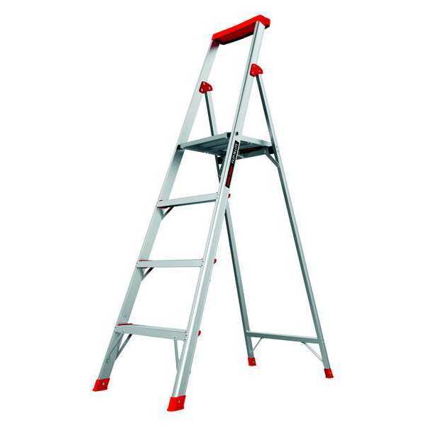 Little Giant Ladders 6 ft Aluminum Platform Stepladder, 300 lb Capacity 15270-001