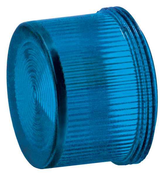Siemens Pilot Light Lens, 30mm, Blue, Plastic 52RA4S5