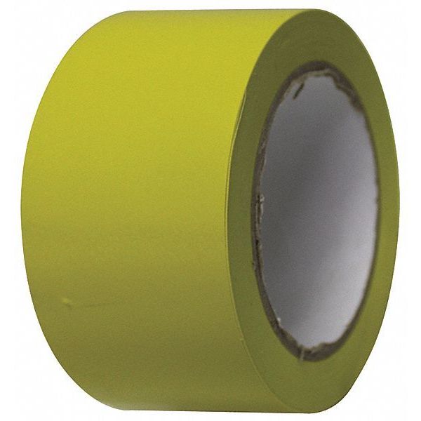 Condor Marking Tape, Roll, 2In W, 108 ft.L, Yellow 6FXW0