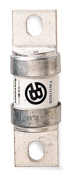 Eaton Bussmann Semiconductor Fuse, FWH-B Series, 80A, Fast-Acting, 500V AC, Bolt-On FWH-80BC