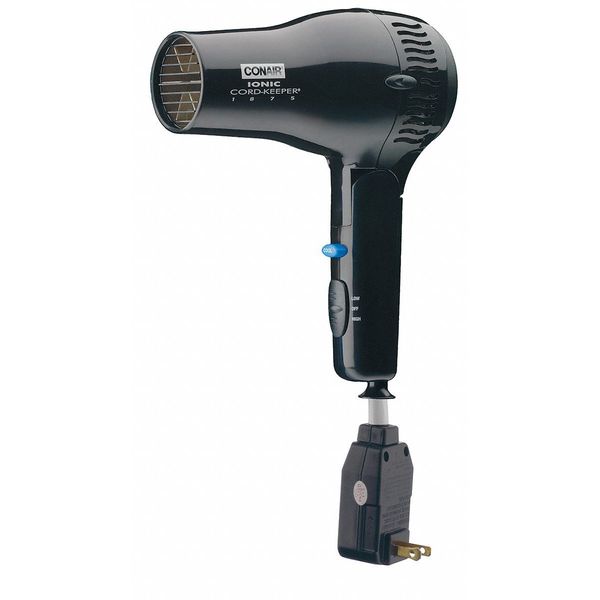 Conair Hairdryer, Handheld, Black, 1875 Watts, Ion 169BIW